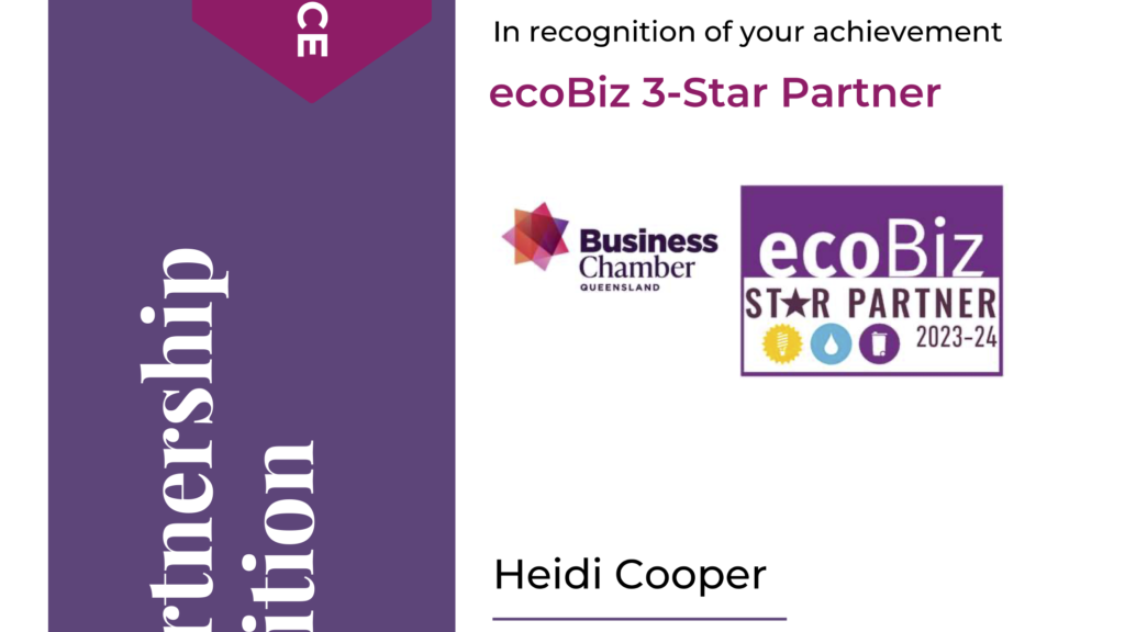 ecoBiz 3 Star Partnership - Star Partnership Recognition for 2023-2024