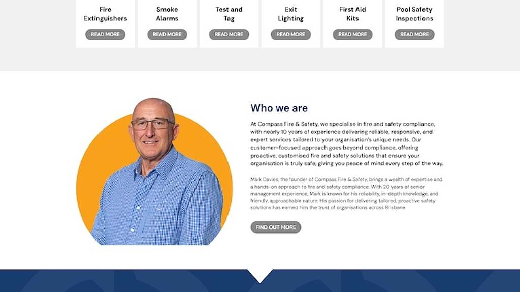 Compass Fire & Safety website