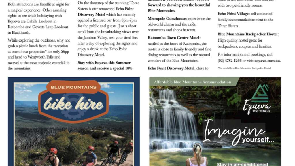 A Summer Getaway with Equeva, PR & Advertising, Visit Blue Mountains