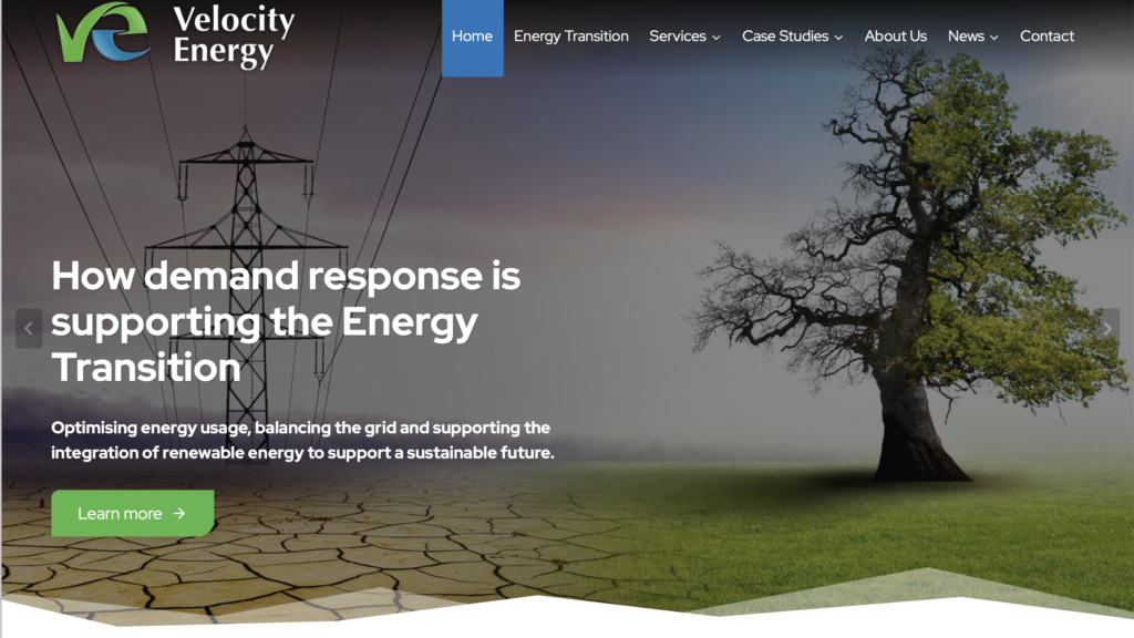 Velocity Energy, supporting the energy transition through demand response