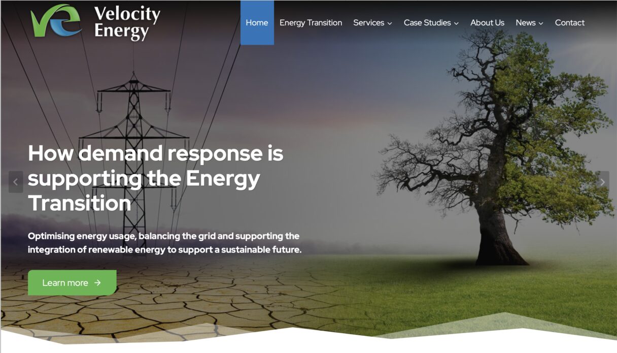 Velocity Energy, supporting the energy transition through demand response